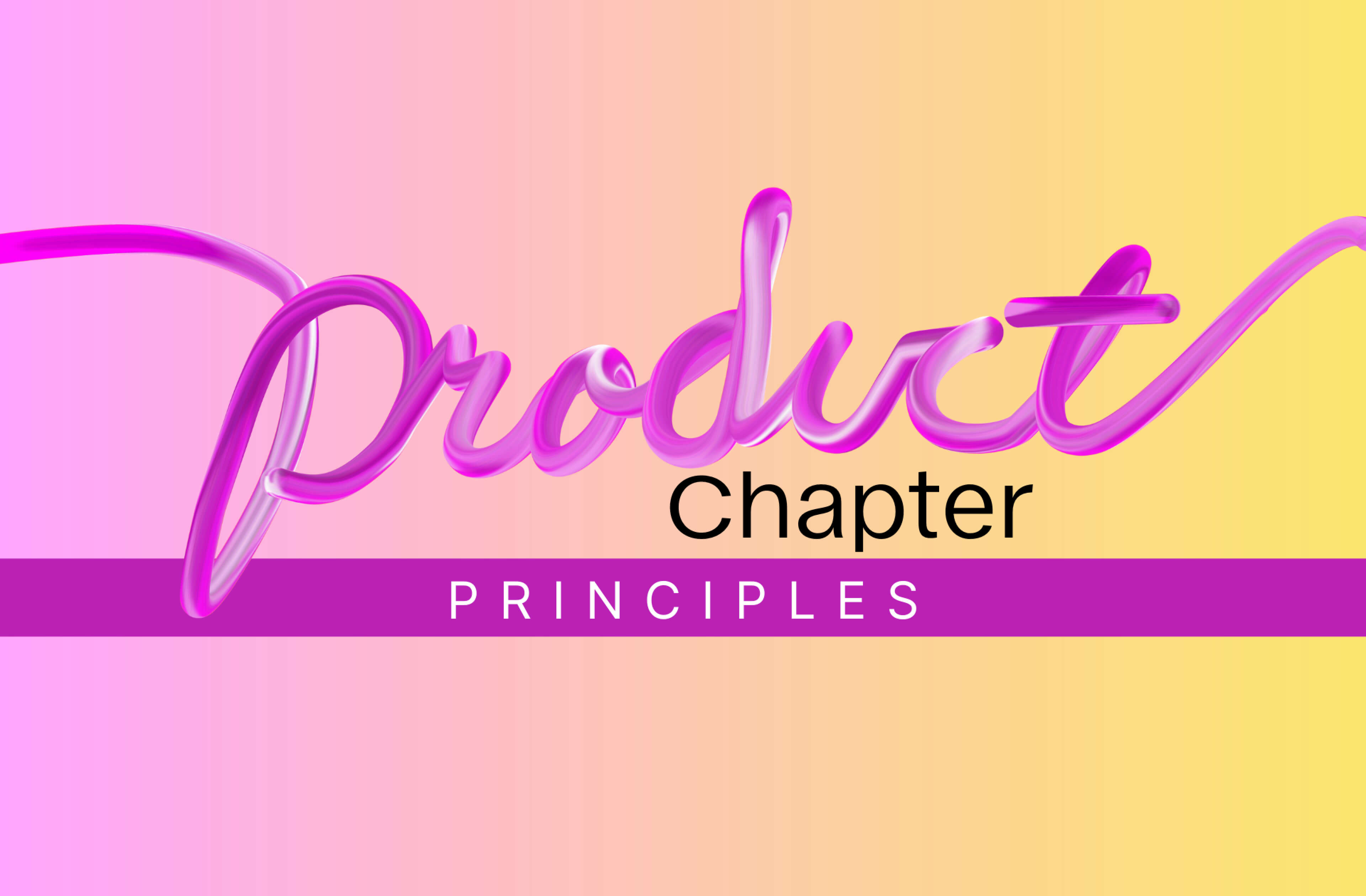 Product principles for startups